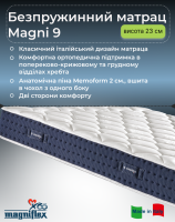 Комфортний матрац Magni 9 створений за ідеальною формулою сучасного матраца